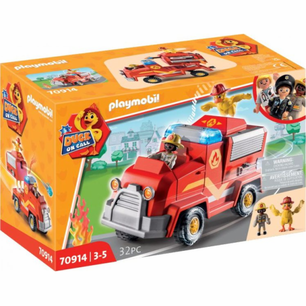 Hasičské zásahové vozidlo Playmobil, Duck on Call, 32 díl...