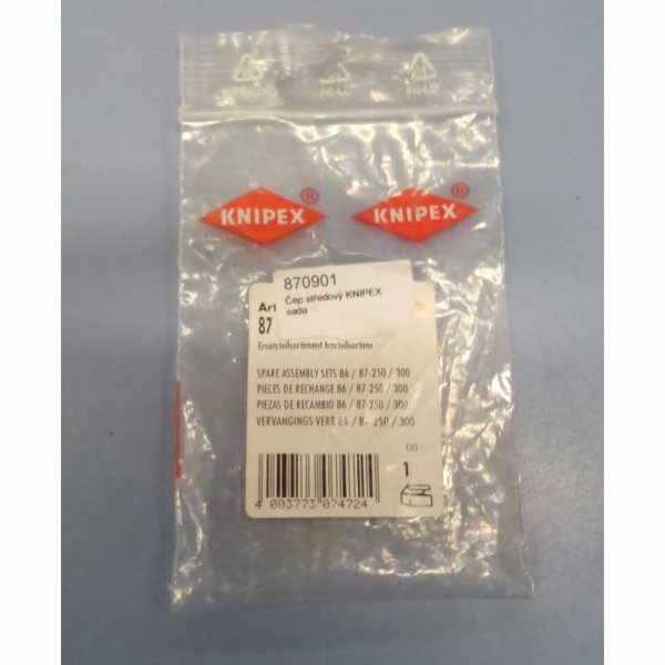 Knipex 87 09 01 pojistný čep posunu kleští COBRA