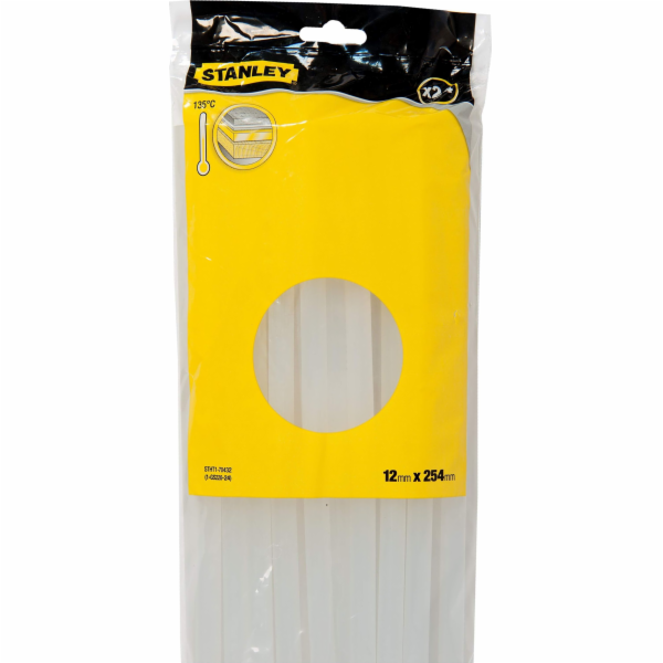 Lepicí tyčinky Stanley 12 mm x 250 mm transparentní 24 ks...