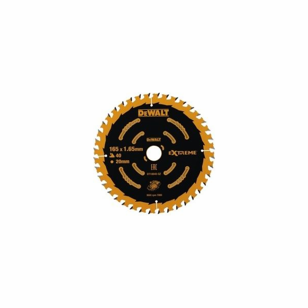 Pilový kotouč DEWALT ELITE DT10640, O 165mm, 40Z