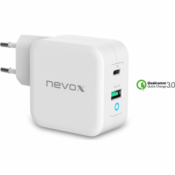 Nevox 65W USB - C Power Delivery (PD) + Q3.0, nabíječka