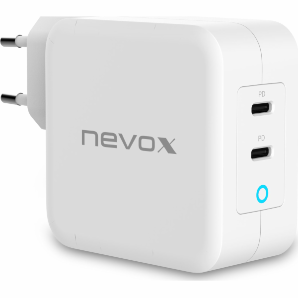 Nevox 100W DUAL USB-C Power Delivery, nabíječka