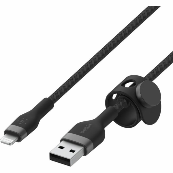Belkin Flex Lightning/USB-A 1m mfi cert., cerný    CAA010...