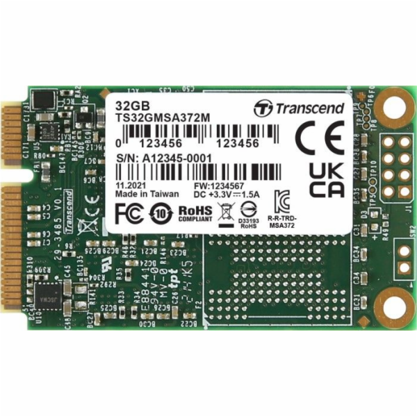 Transcend SSD MSA372M MLC   32GB mSATA SATA III