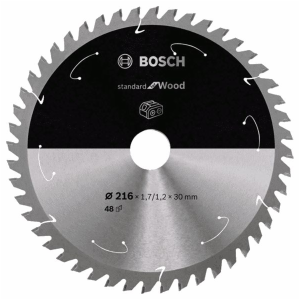 Pilový kotouč Bosch Standard for Wood, O 216mm, 48T