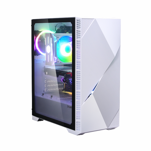 Zalman skříň Z3 Iceberg white / Middle tower / ATX / 2x12...