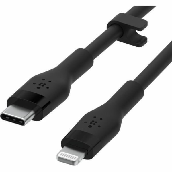 Belkin Flex Lightning/USB-C 15W 2m, mfi, 15W, cern. CAA00...