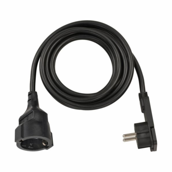 Verlängerungskabel, 1x Winkel-Flachstecker