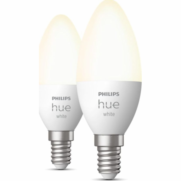 Philips Philips Hue E14 dvojité balení 2x470lm - White Amb.