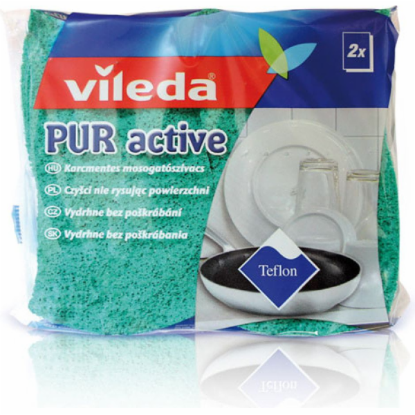 Houba PUR active na nádobí Vileda 2 ks