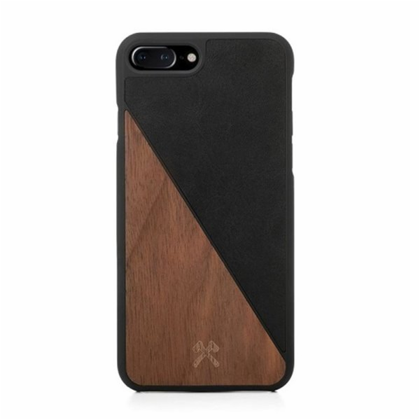 Woodcessories EcoSplit Dřevěný+Kůže iPhone 7+ / 8+ Ořech/...