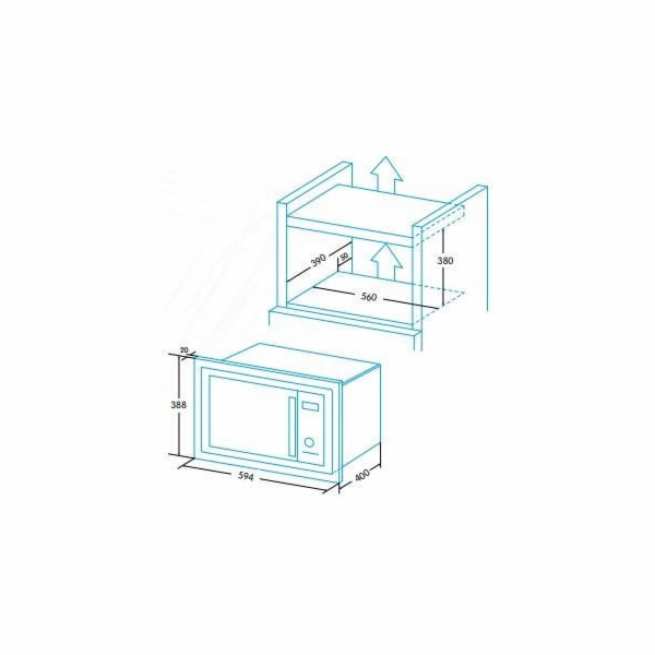 Edesa EMW-2530-IG XWH