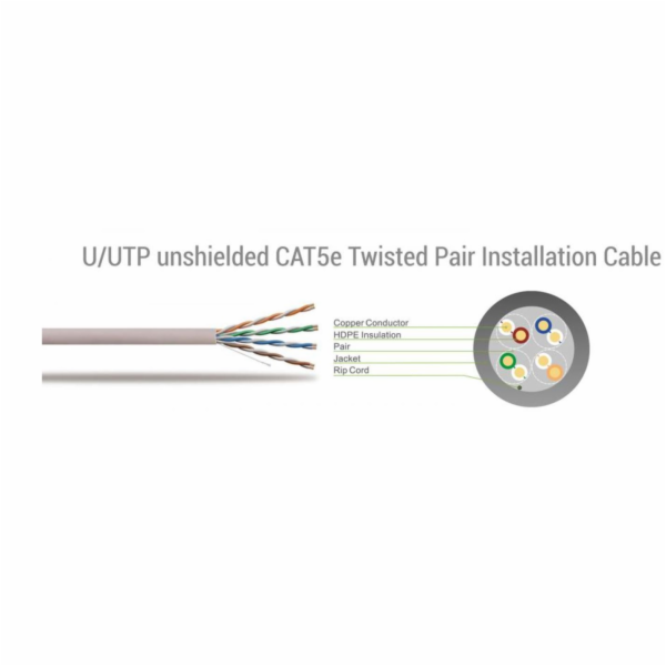Sbox UTP-10Y CAT5E 10 M yellow