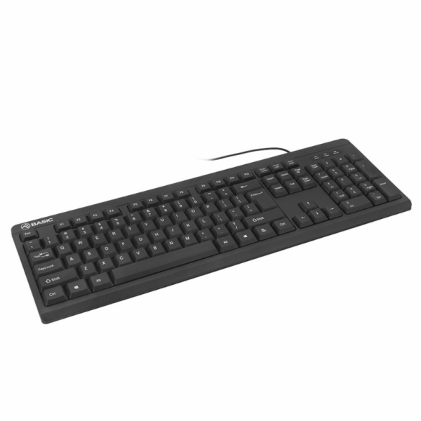 Tellur Basic drátová klávesnice US, USB černá