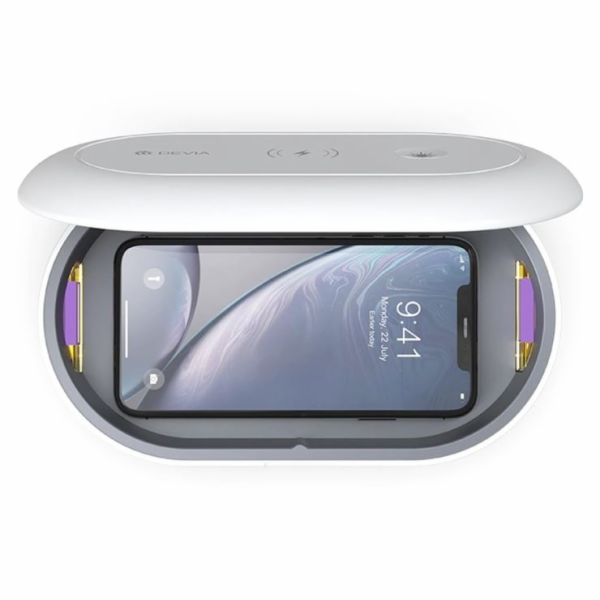 Devia Wireless Charging Desinfekční box bílý