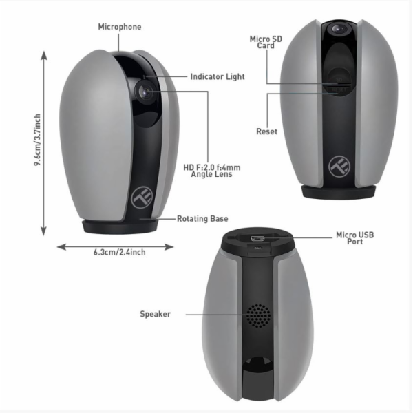 TELLUR TLL331071, WiFi SMART vnútorná  kamera