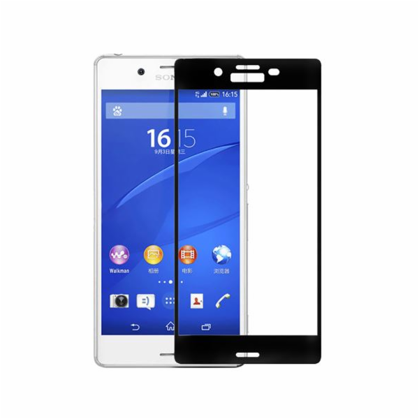 Tellur Tempered Glass full cover for Xperia XA1 Ultra, Black