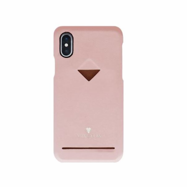 VixFox Card Slot Back Shell for Iphone X/XS pink
