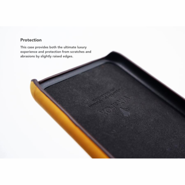 VixFox Card Slot Back Shell for Iphone X/XS mustard yellow