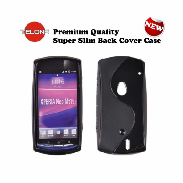 Telone back case S-Case for Sony MT15i/MT11i Neo V black