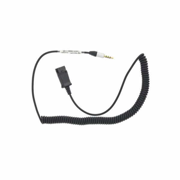 Tellur QD to Jack 3,5mm 4pólový adaptérový kabel 2,95m černý
