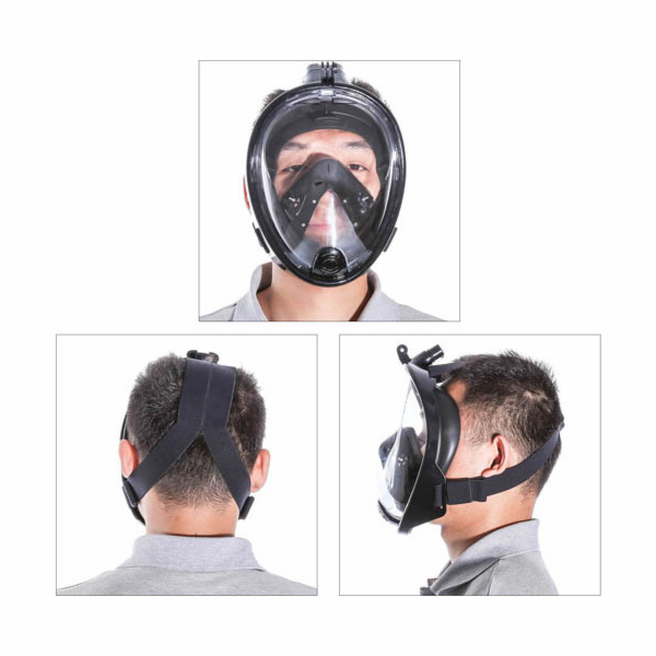 Maska na šnorchlování zdarma M2068G L/XL modrá