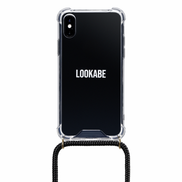 Lookabe Náhrdelník iPhone Xs Max zlato černá loo005