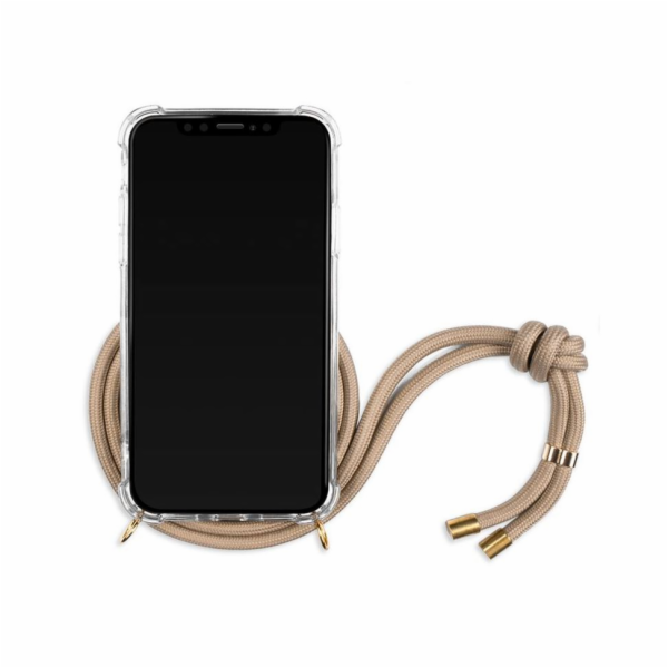 Lookabe náhrdelník iPhone Xs Max zlatý nahý loo010