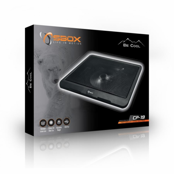 Sbox CP-19 Cooling Pad For 15.6 Laptops