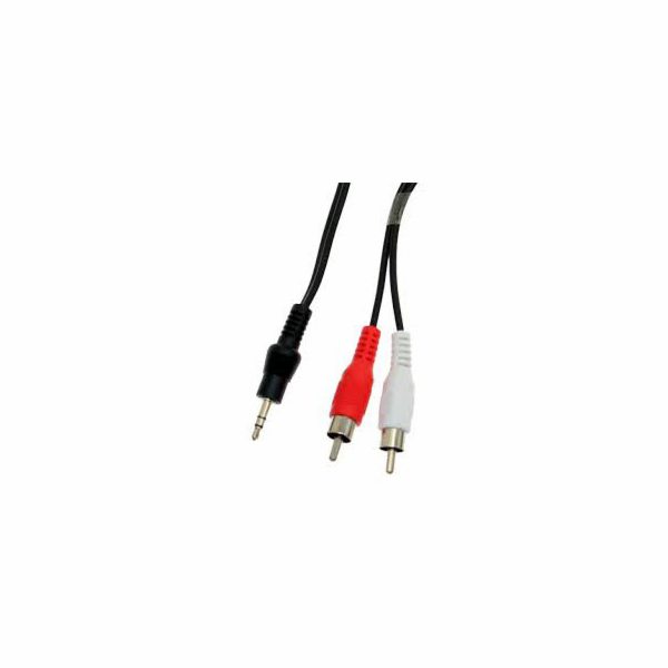 Sbox 3.5-2RCA-M/M-2/R 3.5mm M.->2 X RCA M, 2M