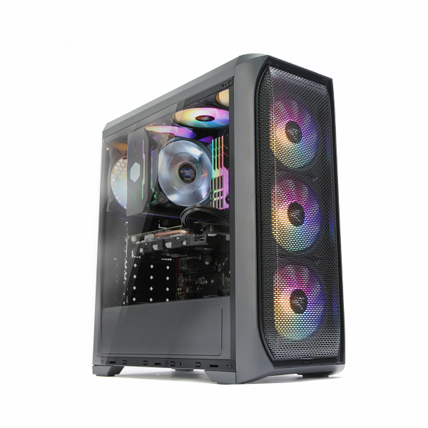 Zalman N5 MF ATX, RGB fan x4, Mesh