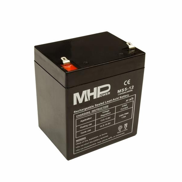 Baterie MHPower MS5-12 VRLA AGM 12V/5Ah 