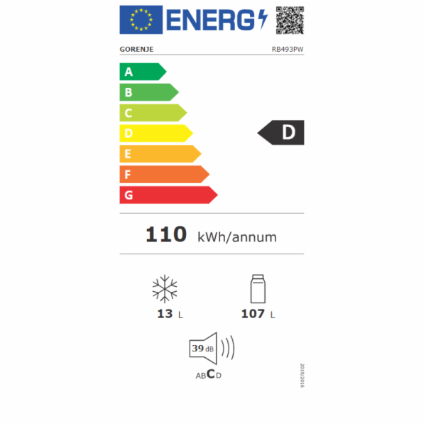 Gorenje RB493PW white