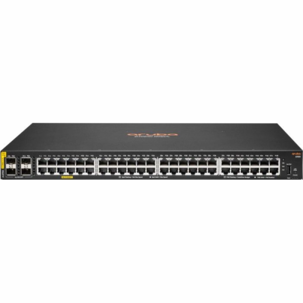 HPE Aruba Networking CX 6100 48G Class4 PoE 4SFP+ 370W Sw...