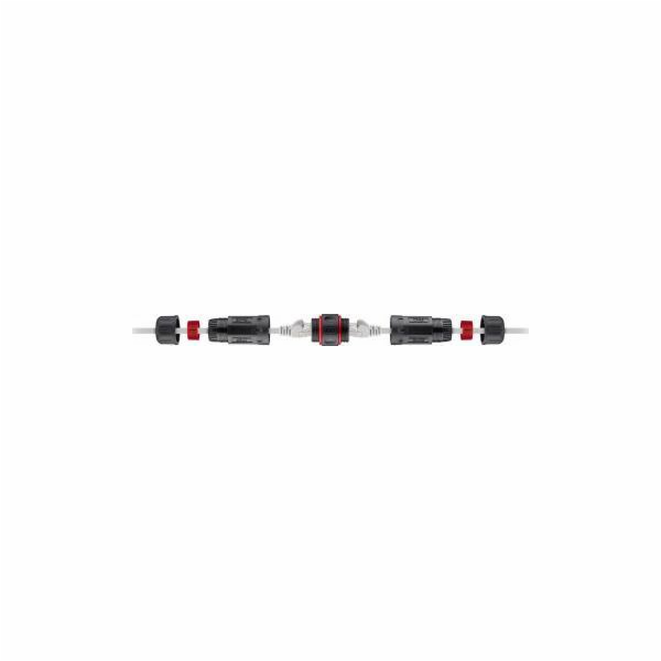 PremiumCord Vodotěsný propojovací box 2x RJ45 female (8P8...