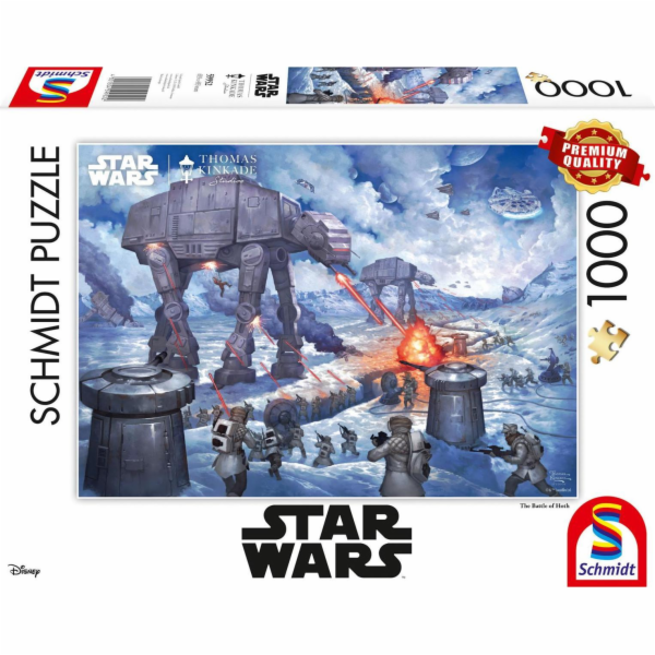 Puzzle Premium kvality 1000 dílků THOMAS KINKADE Battle f...