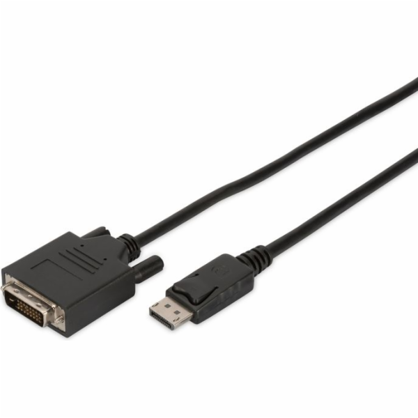 Digitus DisplayPort adapter cable, DP - DVI (24+1) M/M, 2...