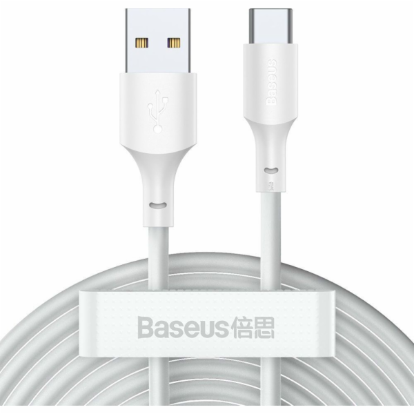 Baseus TZCATZJ-02 USB cable 1.5 m USB A USB C White