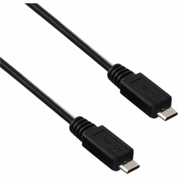 Akyga USB 2.0 microB-microB 0.6m/černá  