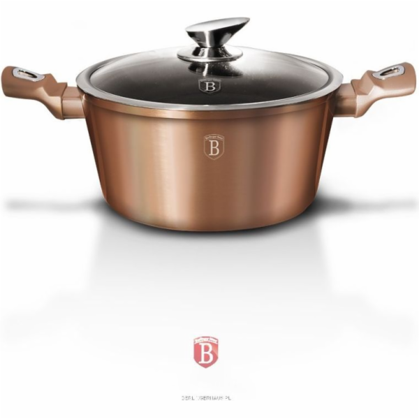 BerlingerHaus kastrol s poklicí 20cm BH-1514 Rose Gold