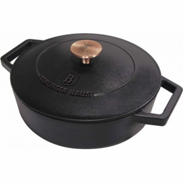 BERLINGERHAUS Pekáč litinový s poklicí 30 cm Black Rose C...