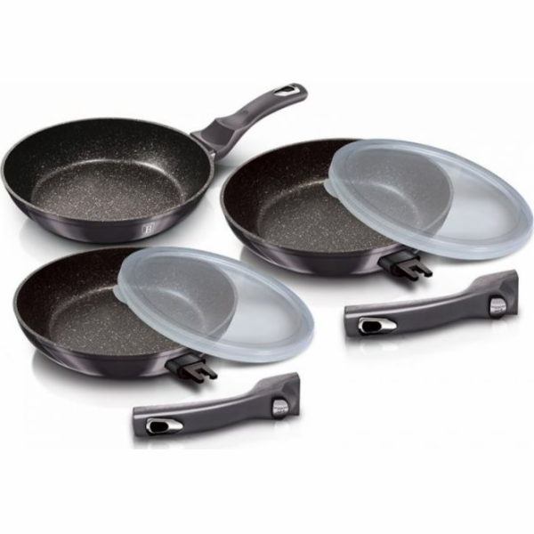 BerlingerHaus sada pánví BH-7055 Metallic Line Carbon PRO...