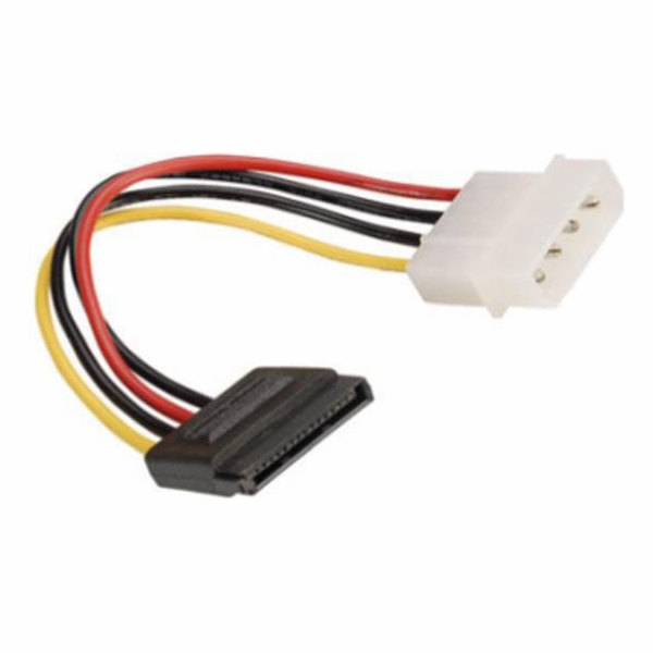 SAVIO Power cable MOLEX 4 pin (M) – SATA 15 pin (F) 0 18m...
