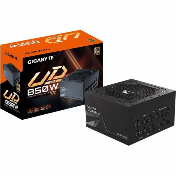 GIGABYTE zdroj UD850GM, 850W, 80+ Gold, 120mm fan