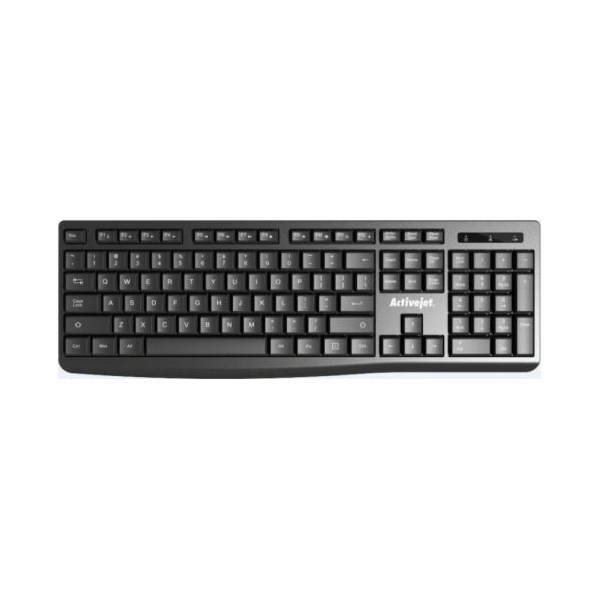 Activejet Wireless keyboard K-3803SW battery-powered 1x 1...