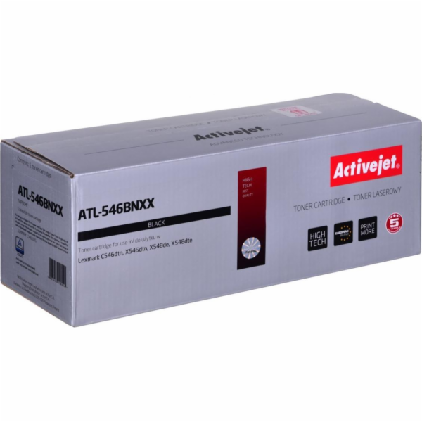 Activejet ATL-546BNXX Tonerová kazeta pro tiskárny Lexmar...