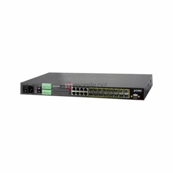 Planet MGSW-24160F Metro L3 switch, 8x 1Gb, 16x1Gb SFP, 3...