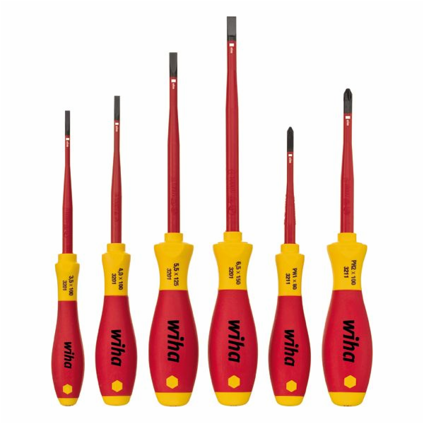 Sada šroubováků Wiha SoftFinish electric slimFix, 6dílná