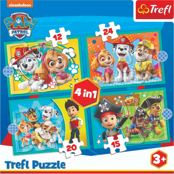 Trefl Puzzle 4v1 Paw Patrol TREFL