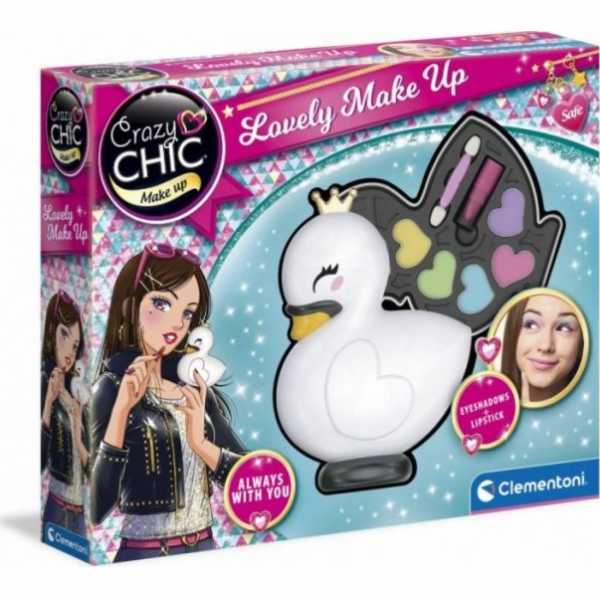 Clementoni - CRAZY CHIC Make-up sada labuť